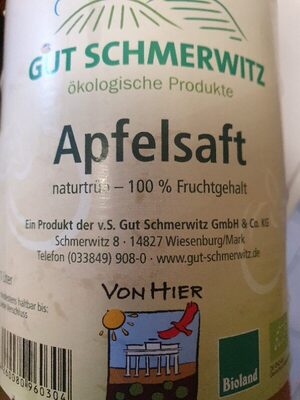 Apfelsaft naturtrüb