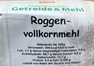 Roggenvollkornmehl