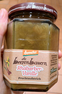 Rhabarber-Vanille Fruchtaufstrich