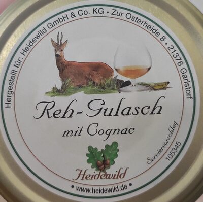 Reh-Gulasch mit Cognac