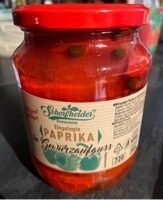 Eingelegte Paprika front packaging