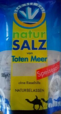 Natursalz vom Toten Meer front packaging