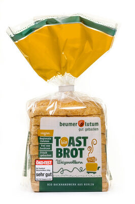Bio Toastbrot Weizenvollkorn