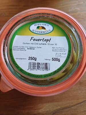 Feuertopf Gurken mit Chili