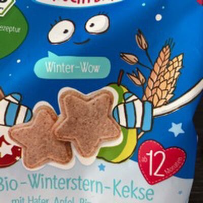 Bio-Winterstern-Keks