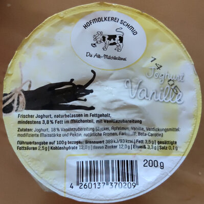 Joghurt Vanille