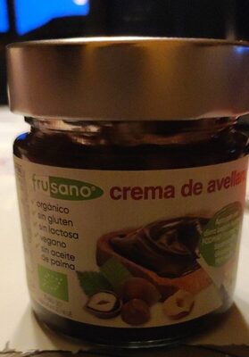 Crema de avellanas front packaging