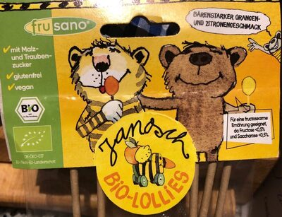 Bio-lollies front packaging