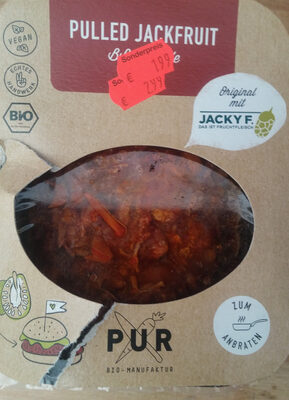 Pulled Jackfruit BBQ-Style front packaging