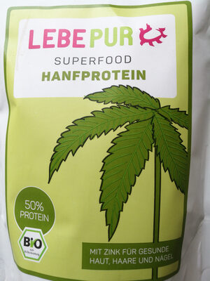 hanfprotein front packaging