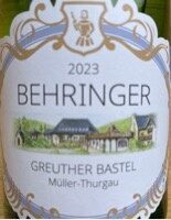 Müller-Thurgau 2023 Greuther Bastel