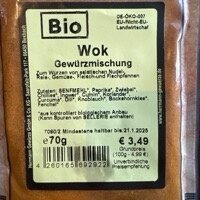 Wok Würzmischung front packaging