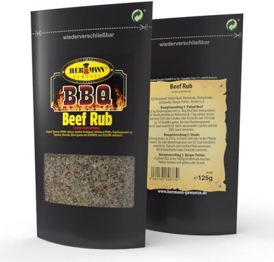 HERRMANN GEWÜRZE PREMIUM QUALITÄT  Beef Rub Gewürzzubereitung