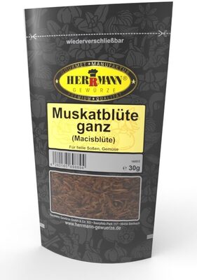HERRMANN GEWÜRZE PREMIUM QUALITÄT Muskatblüte ganz (Macisblüte) Für helle Soßen, Gemüse