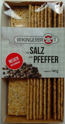 Wikingerbrot mit Salz und Pfeffer