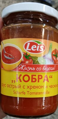 Кобра соус острый с хреном и чесноком