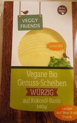 Vegane Bio Genuss-Scheiben würzig auf Kokosöl-Basis