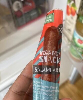 Veganer Snack Salami Art