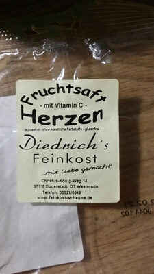 Fruchtsaftherzen