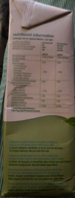 Coconut milk et matcha tea