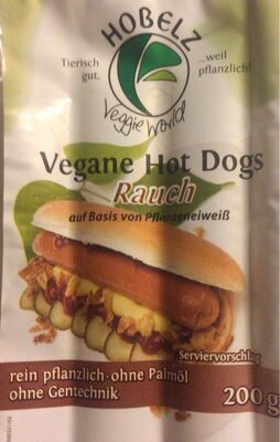 Vegane Hot Dogs , Rauch front packaging