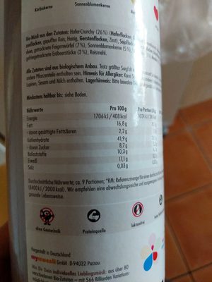 Mymuesli Bio Fit For Fun Best Protein Müsli front packaging