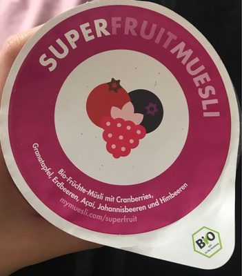 super fruit mymuesli front packaging