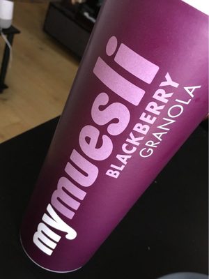 Blackberry granola front packaging