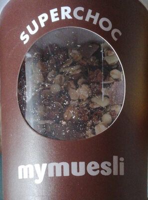 SuperChoc MyMuesli front packaging