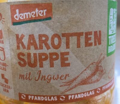 Karottensuppe front packaging
