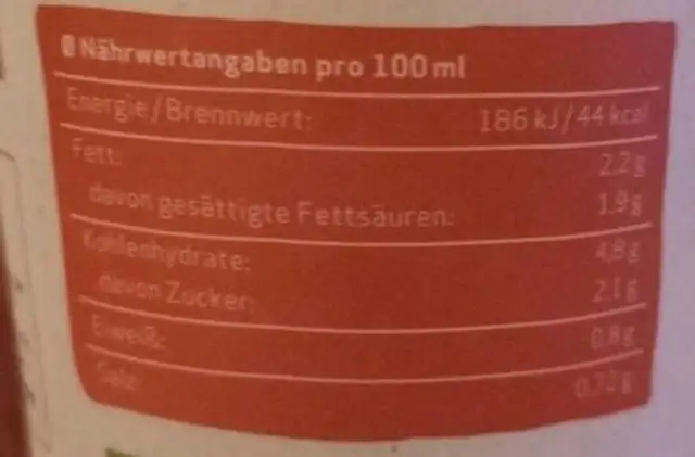 Bio Kürbis Suppe nutrition facts table