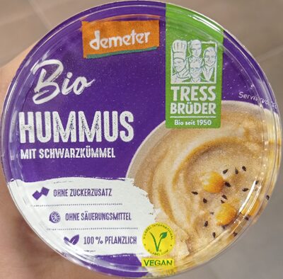 Hummus mit Schwarzkümmel