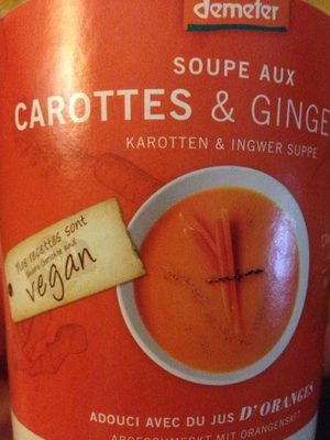 Soupe Aux Carottes & Gingembre