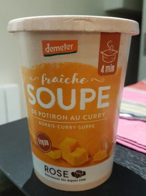 Soupe de potiron au curry