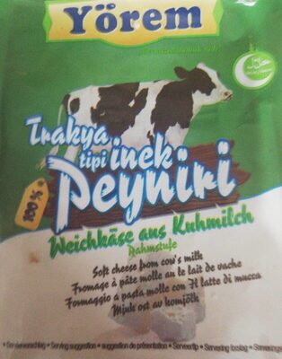 Trakya tipi inek peyniri front packaging