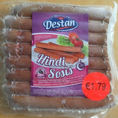 Sosis de dinde halal front packaging