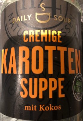 Daily Soup Cremige Karotten Suppe Kokos &orange front packaging