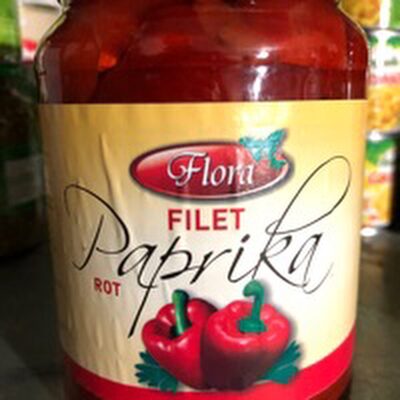 Paprika Filets rot