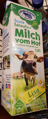 Frische laktosefreie Milch vom Hof