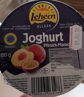 Pfirsich Maracuja Joghurt
