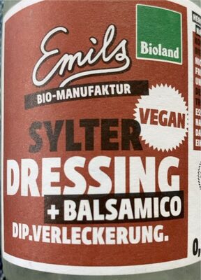 Sylter Dressing + Balsamico front packaging