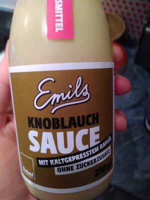 Knoblauch Sauce front packaging