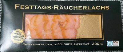Festtags-Räucherlachs front packaging