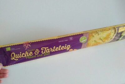 Quiche und tarte teig front packaging