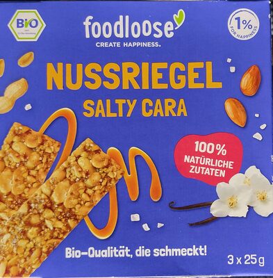 Bio-Nussriegel - Salty Cara