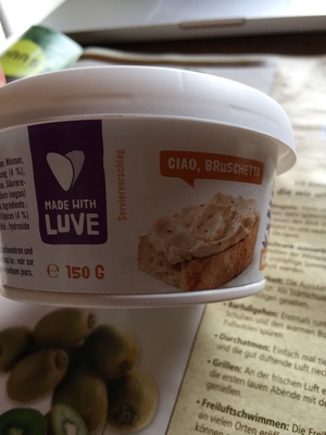 Streichglück Bruschetta front packaging