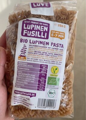 Bio Lupinen Pasta front packaging