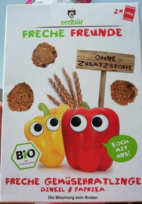 Freche Gemüsebratlinge Dinkel & Paprika