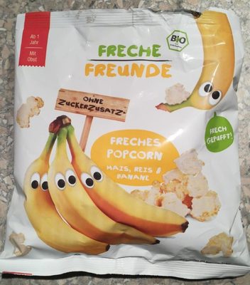 Freches Popcorn Banane