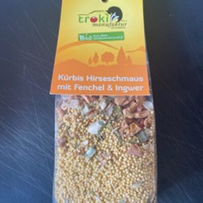 Kürbis Hirseschmaus mit Fenchel & Ingwer